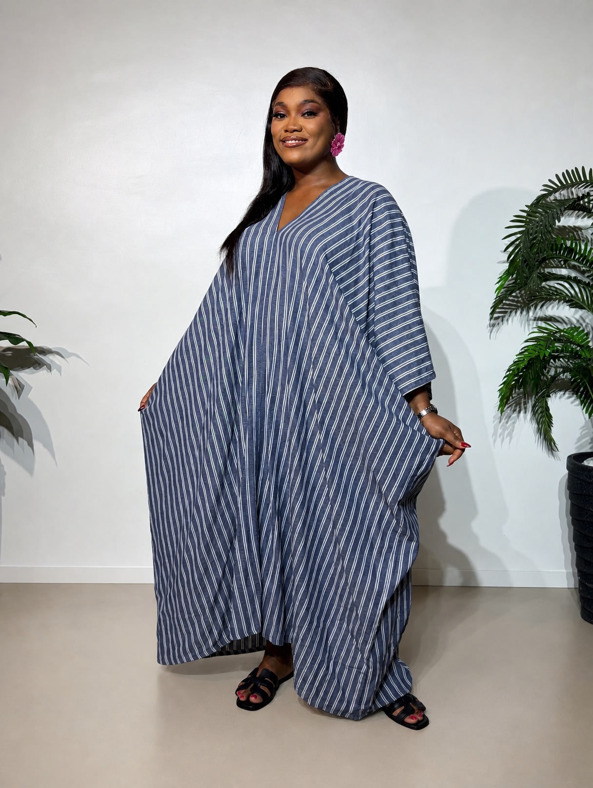 Razy Boubou a stylish, free-size outfit that combines effortless comfort with a luxurious, classy