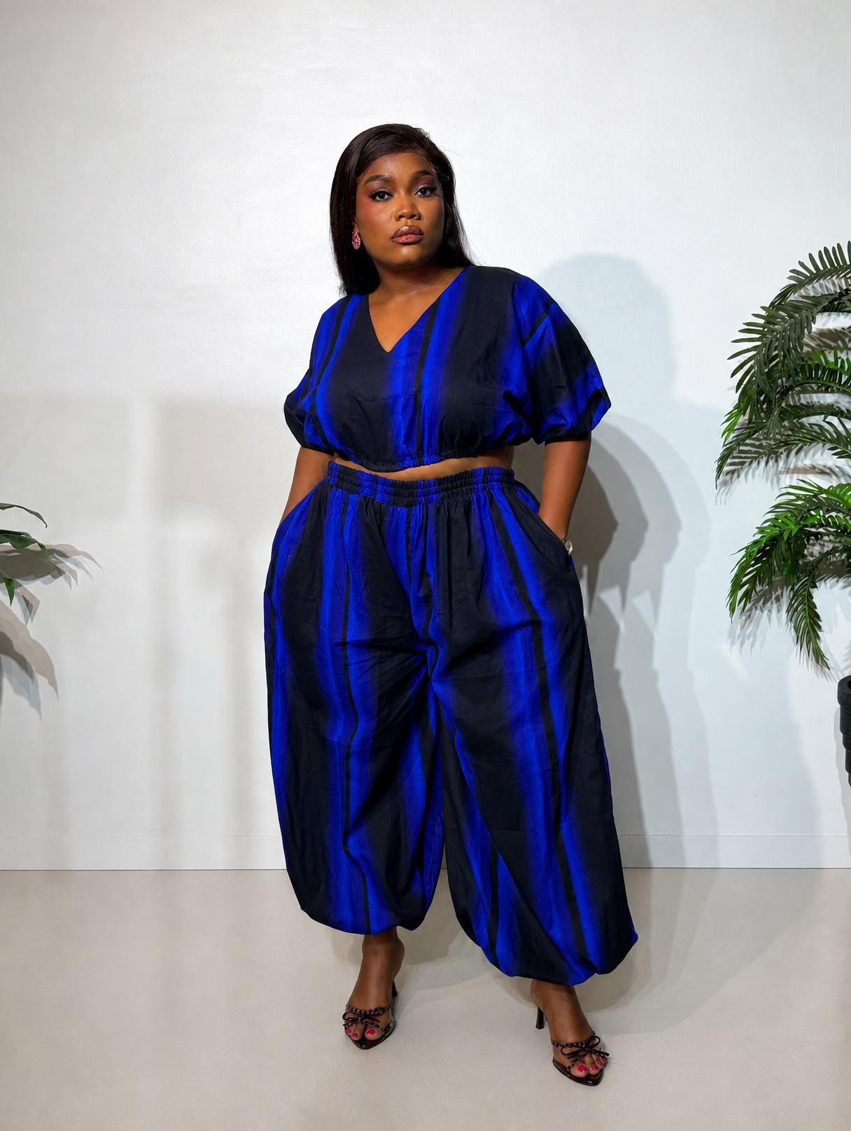 Every woman's two-piece outfit featuring a stylish top and matching bottoms, designed for comfort, effortless elegance, and versatile everyday wear.