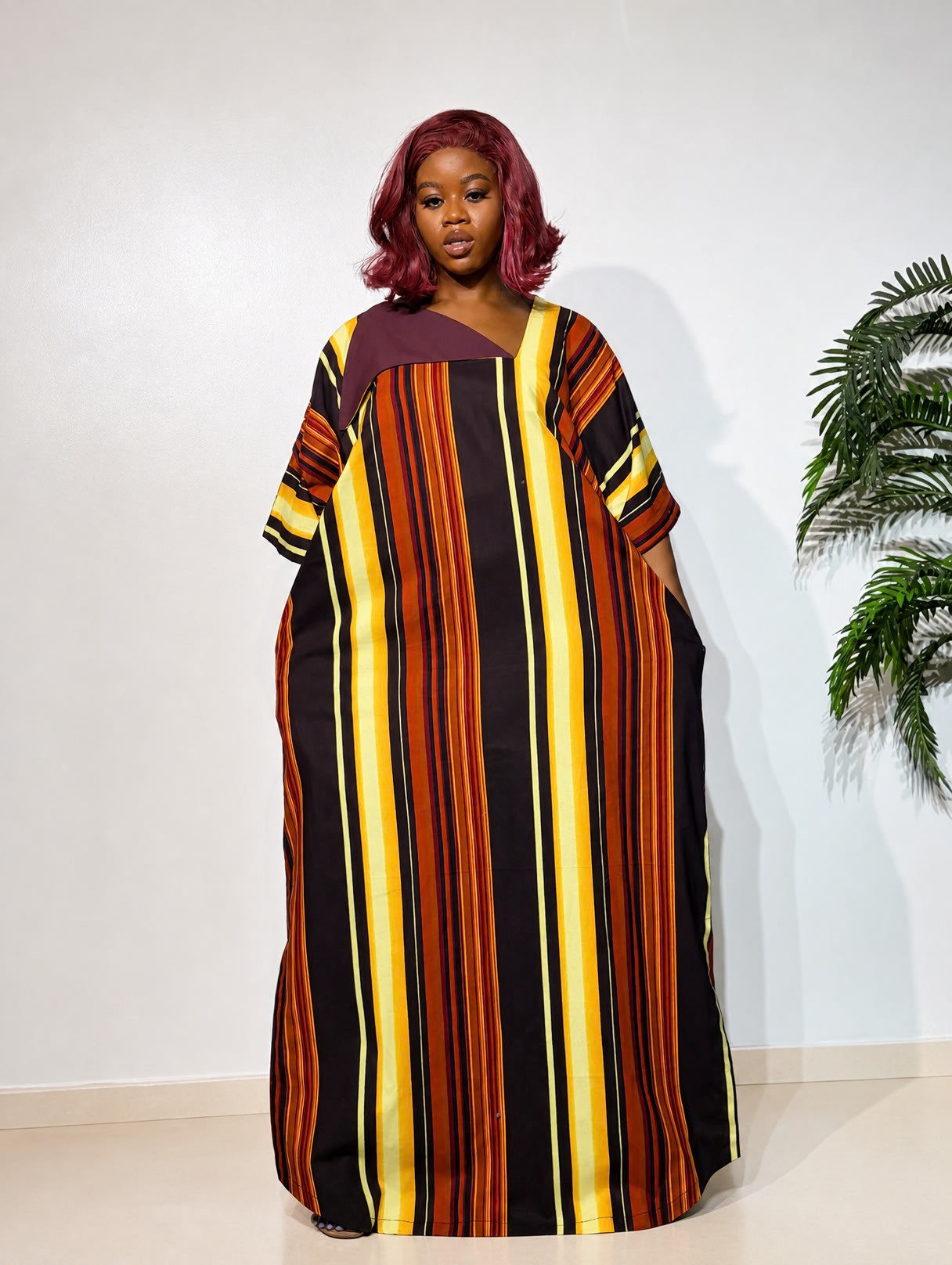 Jazzy Boubou, an elegant and stylish women's boubou designed for comfort, sophistication, and effortless everyday elegance.